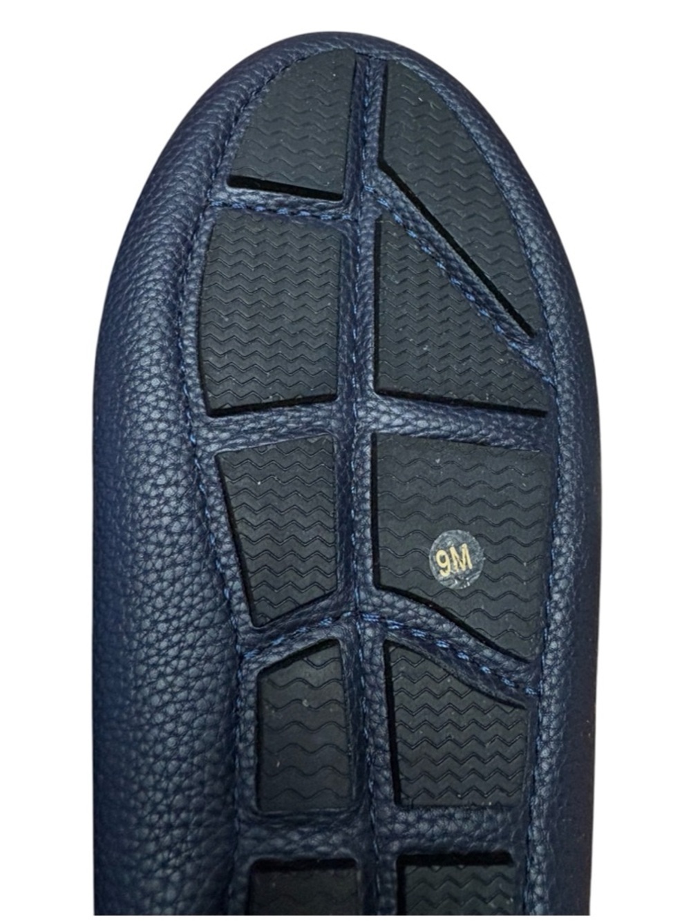 NEW Anne Klein, Flex Vegan Driver Loafers Navy Chain Detail, Comfort Slip-On, 9M - Picture 10 of 11
